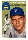 1954 Topps Baseball #185 Chuck Stobbs Senators EX-MT 535027