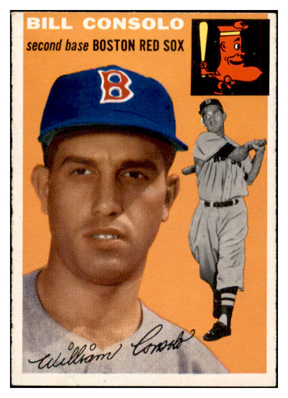 1954 Topps Baseball #195 Billy Consolo Red Sox EX-MT 535030