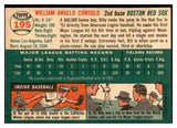 1954 Topps Baseball #195 Billy Consolo Red Sox EX-MT 535030