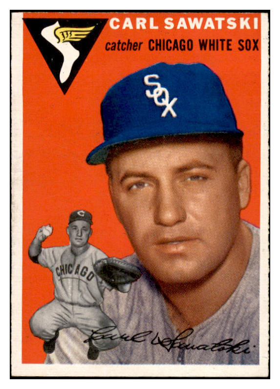 1954 Topps Baseball #198 Carl Sawatski White Sox EX-MT 535031