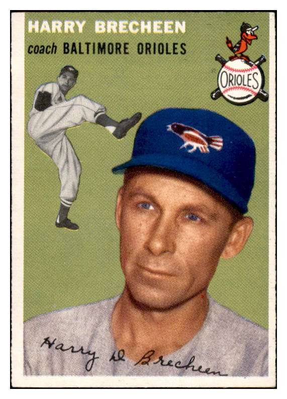 1954 Topps Baseball #203 Harry Brecheen Orioles EX-MT 535033