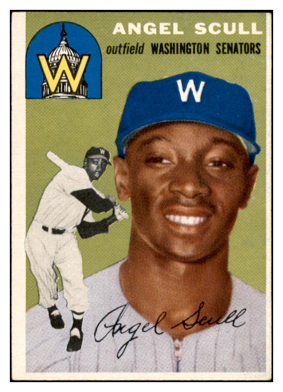 1954 Topps Baseball #204 Angel Scull Senators EX-MT 535034