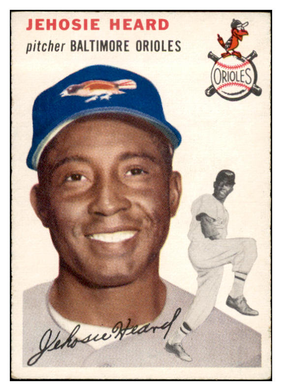 1954 Topps Baseball #226 Jehosie Heard Orioles EX-MT 535043