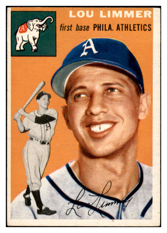 1954 Topps Baseball #232 Lou Limmer A's EX-MT 535045