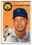 1954 Topps Baseball #238 Al Aber Tigers EX-MT 535047