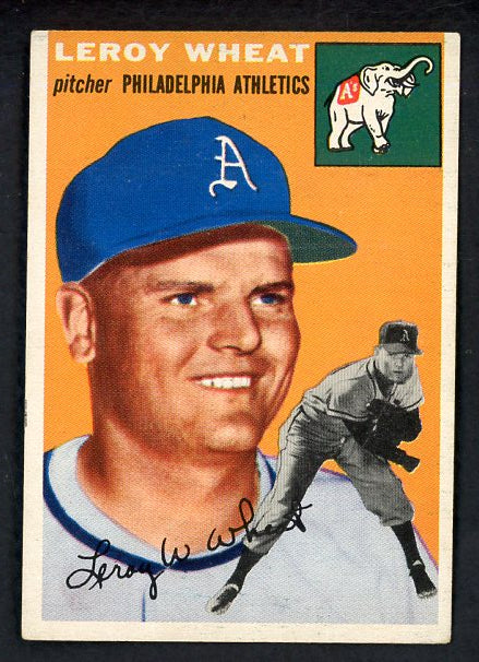 1954 Topps Baseball #244 Leroy Wheat A's EX-MT 535051