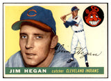 1955 Topps Baseball #007 Jim Hegan Indians EX-MT 535055