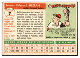 1955 Topps Baseball #007 Jim Hegan Indians EX-MT 535055