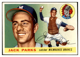 1955 Topps Baseball #023 Jack Parks Braves EX-MT 535057