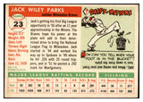 1955 Topps Baseball #023 Jack Parks Braves EX-MT 535057