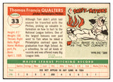 1955 Topps Baseball #033 Tom Qualters Phillies EX-MT 535058