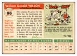 1955 Topps Baseball #086 Bill Wilson A's EX-MT 535063