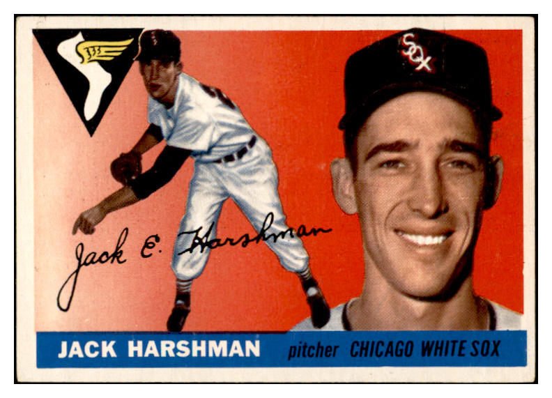 1955 Topps Baseball #104 Jack Harshman White Sox EX-MT 535066