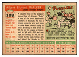 1955 Topps Baseball #108 Rube Walker Dodgers EX-MT 535067