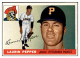 1955 Topps Baseball #147 Laurin Pepper Pirates EX-MT 535069