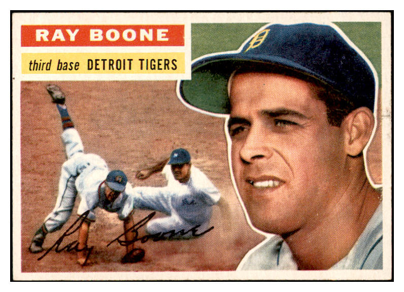 1956 Topps Baseball #006 Ray Boone Tigers EX-MT White 535072