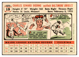 1956 Topps Baseball #019 Chuck Diering Orioles EX-MT White 535078