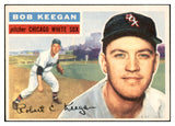 1956 Topps Baseball #054 Bob Keegan White Sox EX-MT White 535097