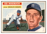 1956 Topps Baseball #058 Ed Roebuck Dodgers EX-MT White 535101