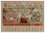 1956 Topps Baseball #062 Hal Smith Orioles EX-MT Gray 535102