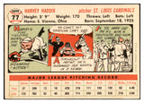 1956 Topps Baseball #077 Harvey Haddix Cardinals EX-MT White 535112