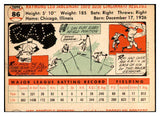 1956 Topps Baseball #086 Ray Jablonski Reds EX-MT White 535119
