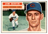 1956 Topps Baseball #102 Jim Davis Cubs EX-MT Gray 535130