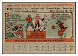 1956 Topps Baseball #108 Laurin Pepper Pirates EX-MT Gray 535136