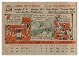 1956 Topps Baseball #116 Eddie O�Brien Pirates EX-MT Gray 535141
