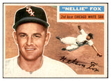 1956 Topps Baseball #118 Nellie Fox White Sox EX-MT Gray 535143