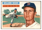 1956 Topps Baseball #122 Willard Nixon Red Sox EX-MT Gray 535145