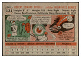 1956 Topps Baseball #131 Bob Roselli Braves EX-MT Gray 535156