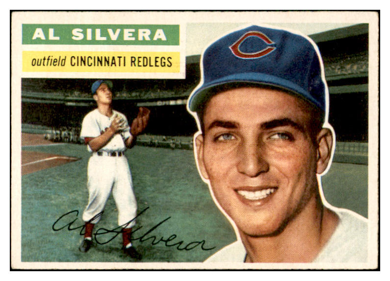 1956 Topps Baseball #137 Al Silvera Reds EX-MT Gray 535162