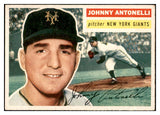 1956 Topps Baseball #138 Johnny Antonelli Giants EX-MT Gray 535163