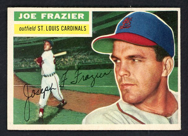 1956 Topps Baseball #141 Joe Frazier Cardinals EX-MT Gray 535166