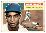 1956 Topps Baseball #142 Gene Baker Cubs EX-MT White 535167