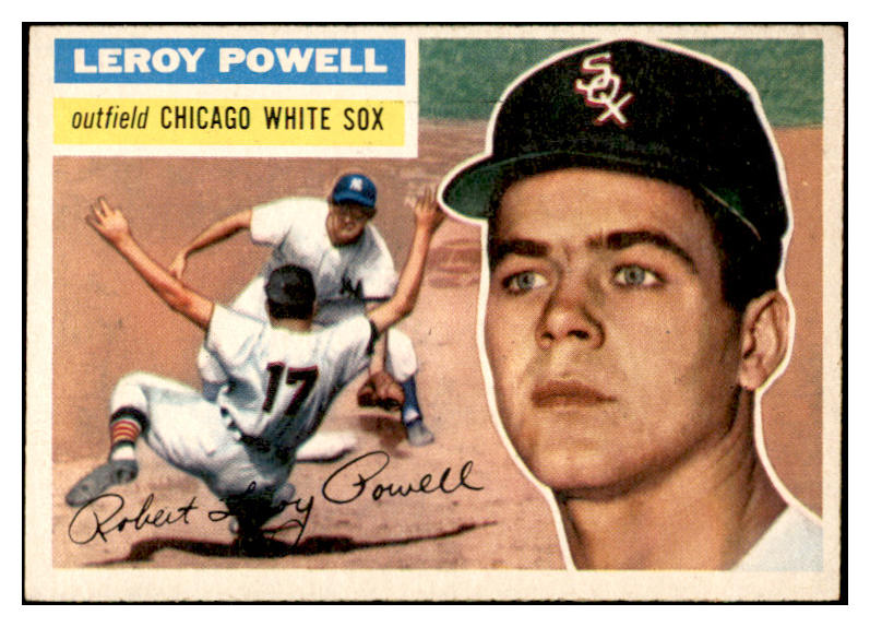 1956 Topps Baseball #144 Leroy Powell White Sox EX-MT Gray 535168