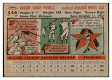 1956 Topps Baseball #144 Leroy Powell White Sox EX-MT Gray 535168