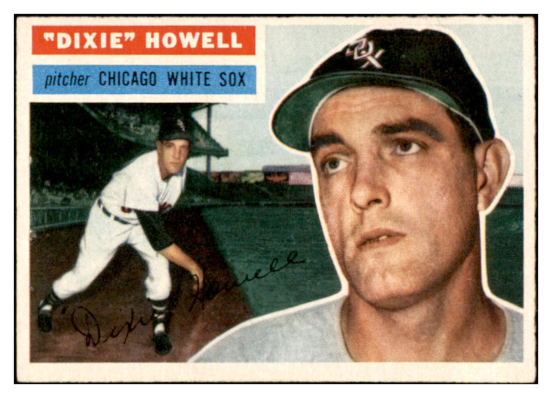 1956 Topps Baseball #149 Dixie Howell White Sox EX-MT Gray 535172