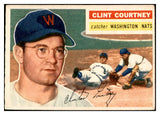 1956 Topps Baseball #159 Clint Courtney Senators EX-MT Gray 535180