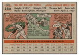 1956 Topps Baseball #160 Billy Pierce White Sox EX-MT Gray 535181