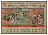 1956 Topps Baseball #160 Billy Pierce White Sox EX-MT Gray 535182