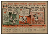 1956 Topps Baseball #163 Gene Woodling Indians EX-MT Gray 535187