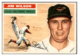 1956 Topps Baseball #171 Jim Wilson Orioles EX-MT Gray 535195