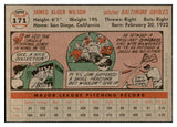 1956 Topps Baseball #171 Jim Wilson Orioles EX-MT Gray 535195