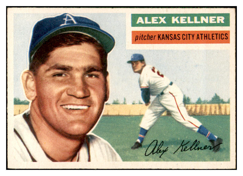 1956 Topps Baseball #176 Alex Kellner A's EX-MT Gray 535202