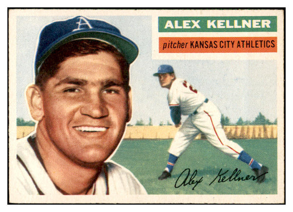 1956 Topps Baseball #176 Alex Kellner A's EX-MT Gray 535202