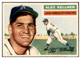 1956 Topps Baseball #176 Alex Kellner A's EX-MT Gray 535203