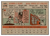 1956 Topps Baseball #176 Alex Kellner A's EX-MT Gray 535203