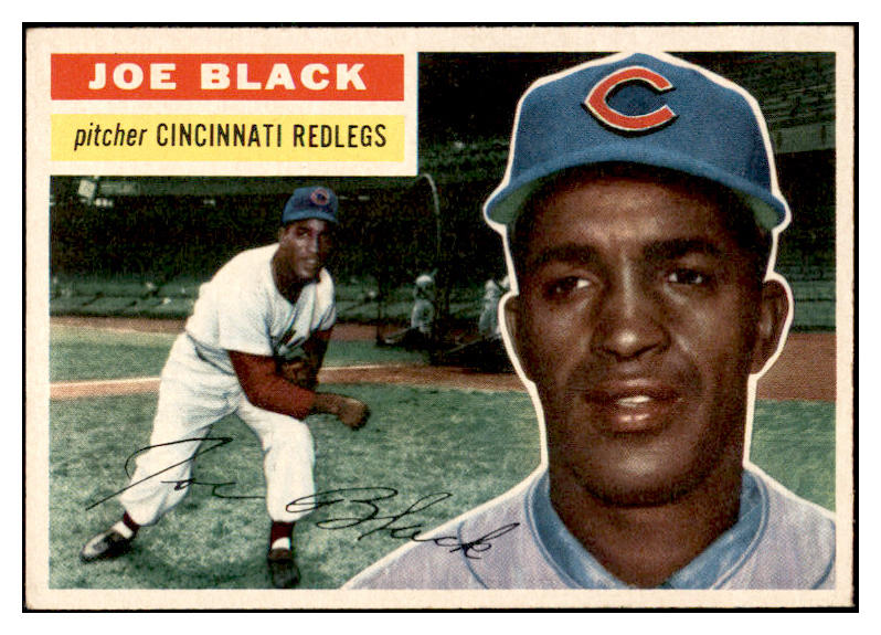 1956 Topps Baseball #178 Joe Black Reds EX-MT Gray 535204